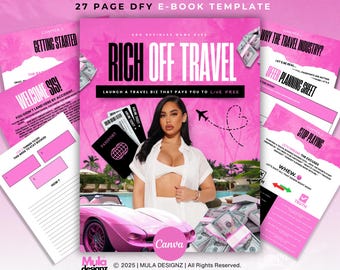 PLR EBook Template Canva: 27-Page DIY Digital Product (PDF Download)