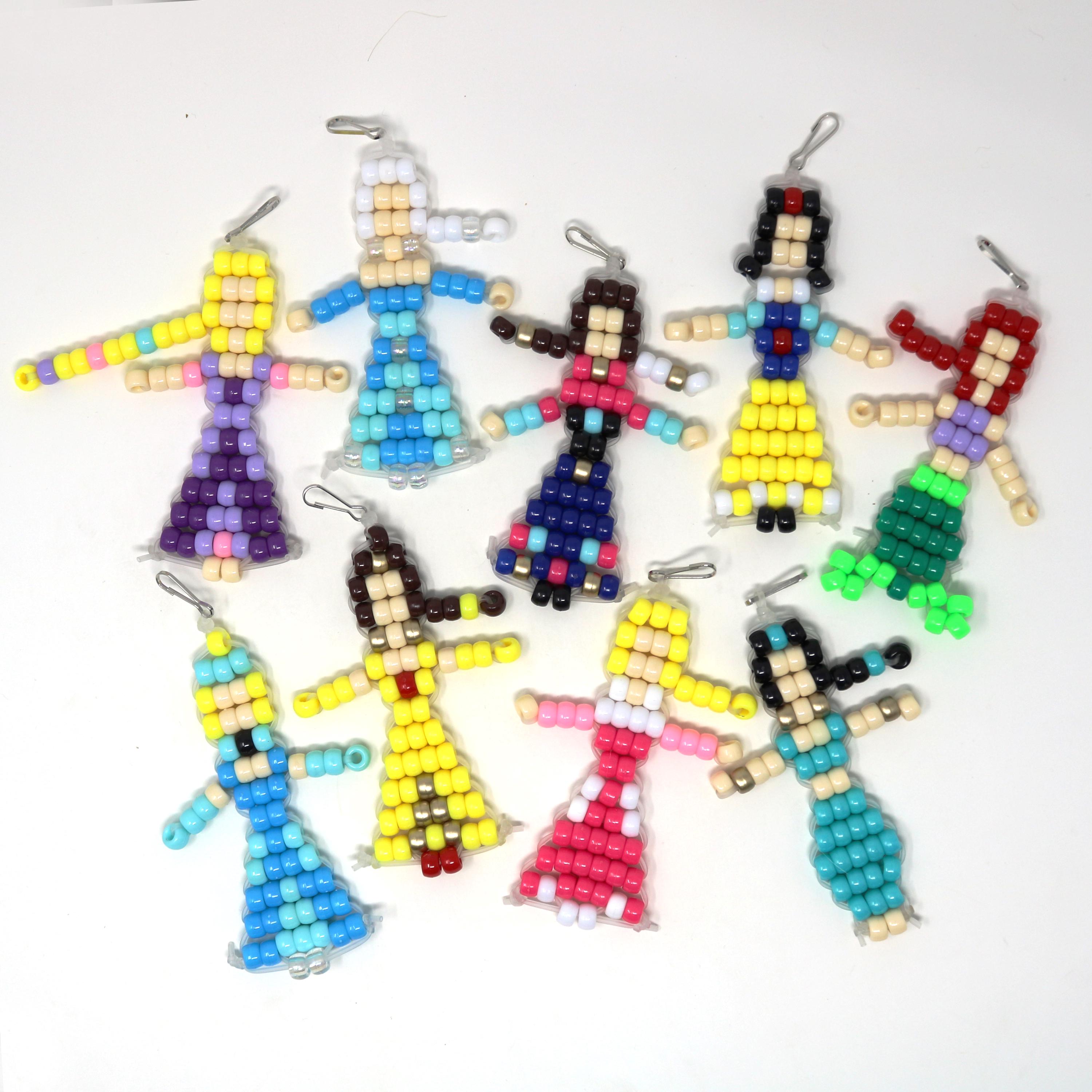 Character Pony Bead Keychain