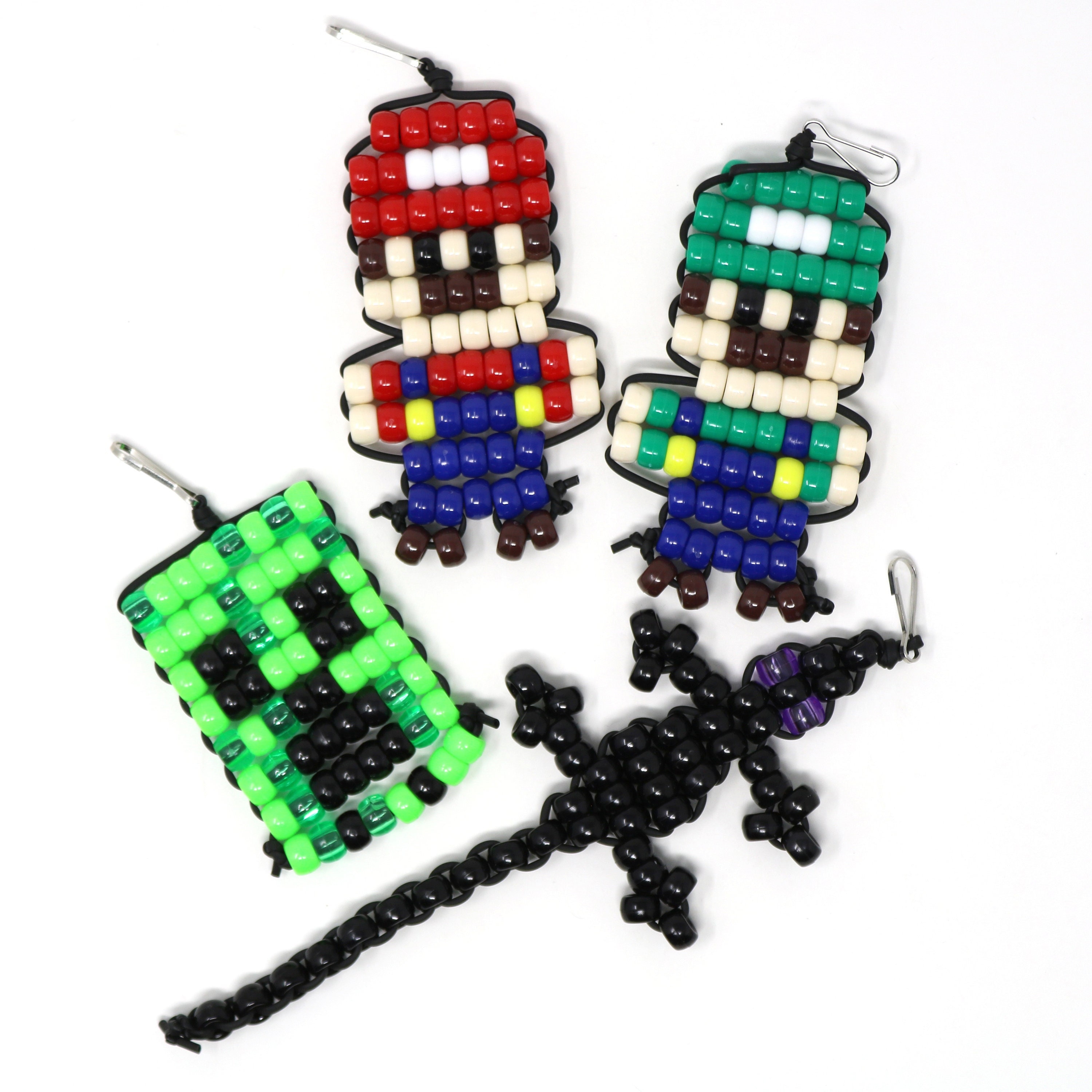 Mario Luigi Minecraft Creeper Enderman Lizard / Video Game