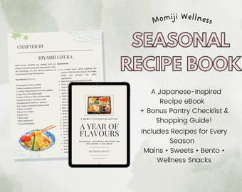 Japanisches Rezept-Kochbuch - 36 saisonale Rezepte, gesunde Mahlzeiten (PDF)