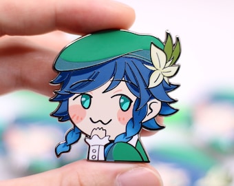 Genshin Impact Smug Venti Hard Enamel Pin