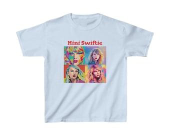 Kids Mini Swiftie Tee, Taylor Swift Tshirt, Tswift fan, Girls Taylor Swift gifts