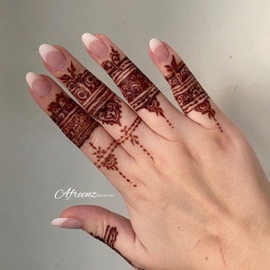 Natural Organic Henna Cones: Ultra-Fine Tip, Long Lasting Stain