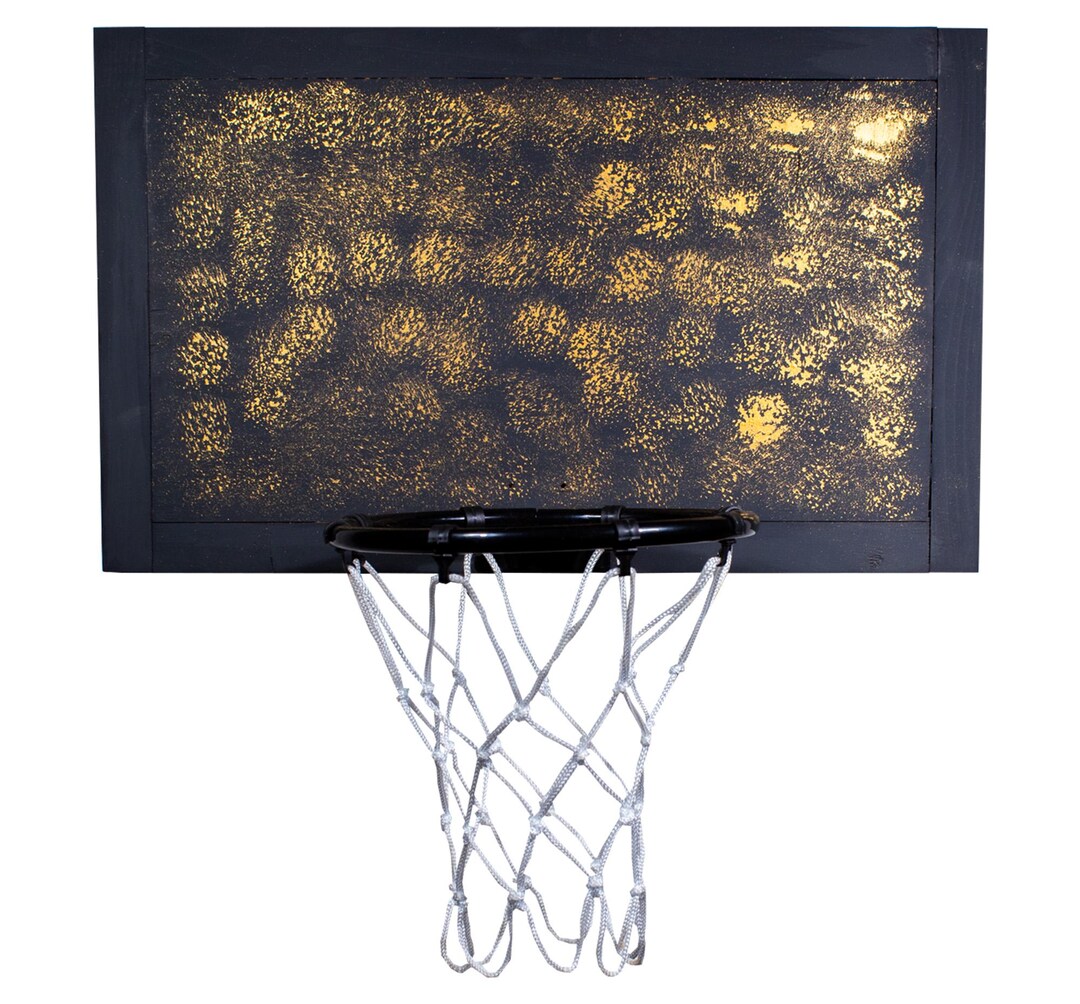 Rustic Mini Basketball Backboard and Ball Rack - Etsy