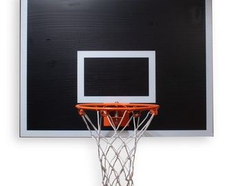 Solid Wood Mini Basketball Hoop Set: Pro League Wall Decor