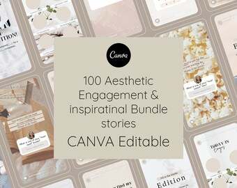 Instagram-verhaalsjablonen, engagementbooster (bewerkbaar in canva)