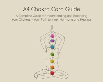 Chakrakaartenset: gids voor reikioefeningen en balans (afdrukbare pdf)