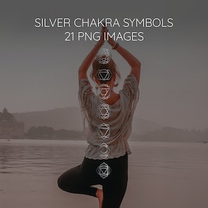 21 Silber Chakra Symbole - Silber Chakra Clipart - Silber Chakra Symbole PNG