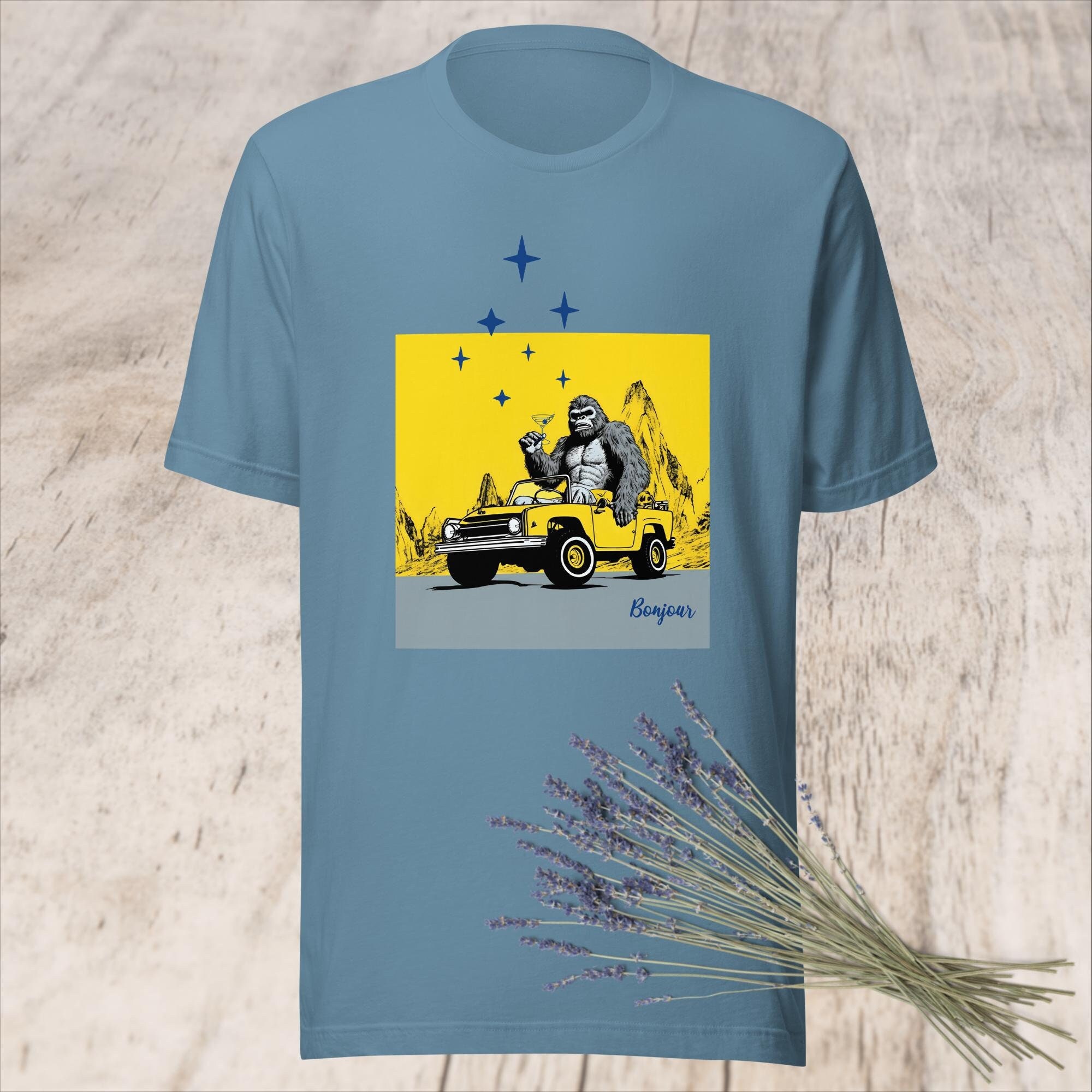 Bonjour! Unisex Graphic T-shirt - Etsy