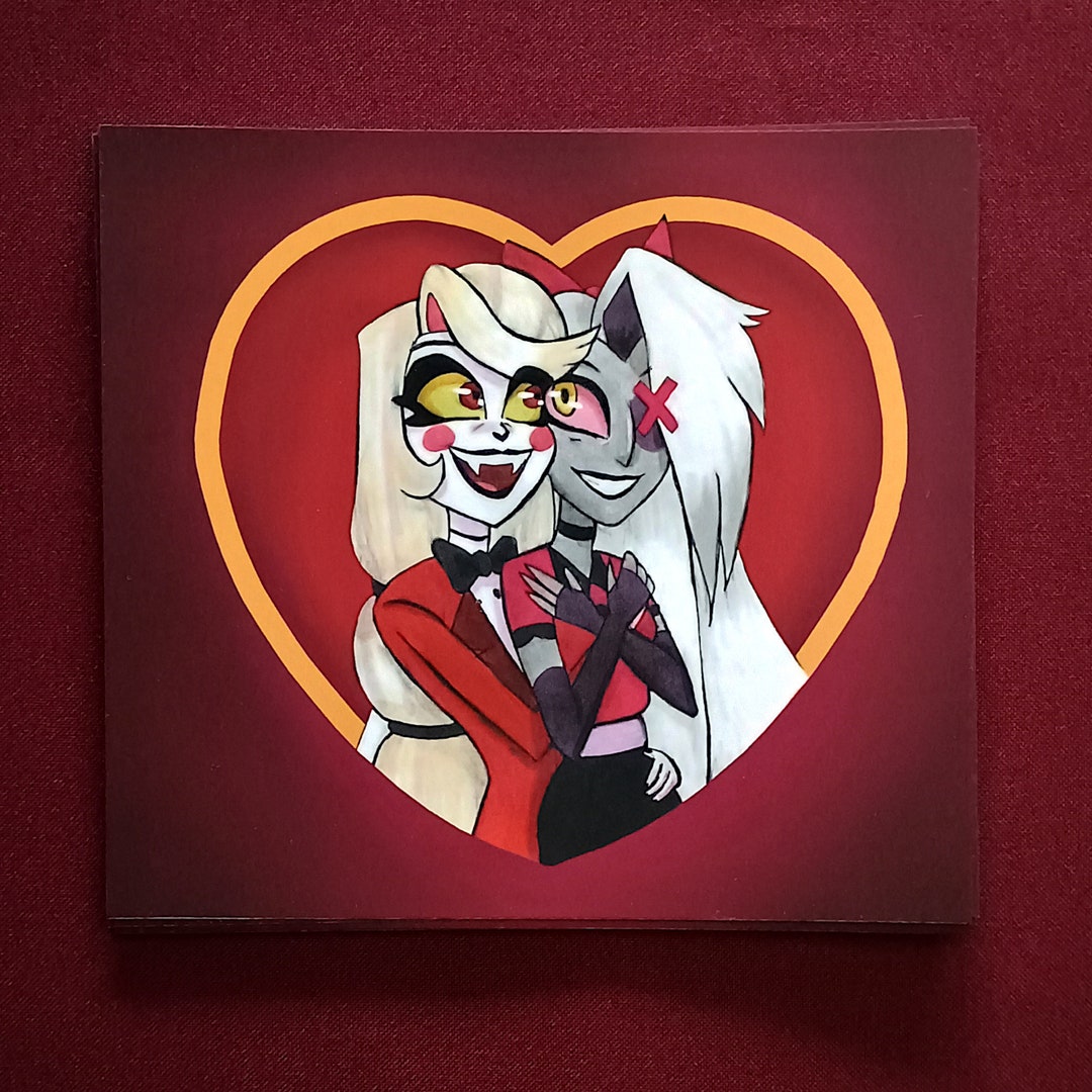 Hazbin Hotel Art Print - Charlie X Vaggie - Etsy