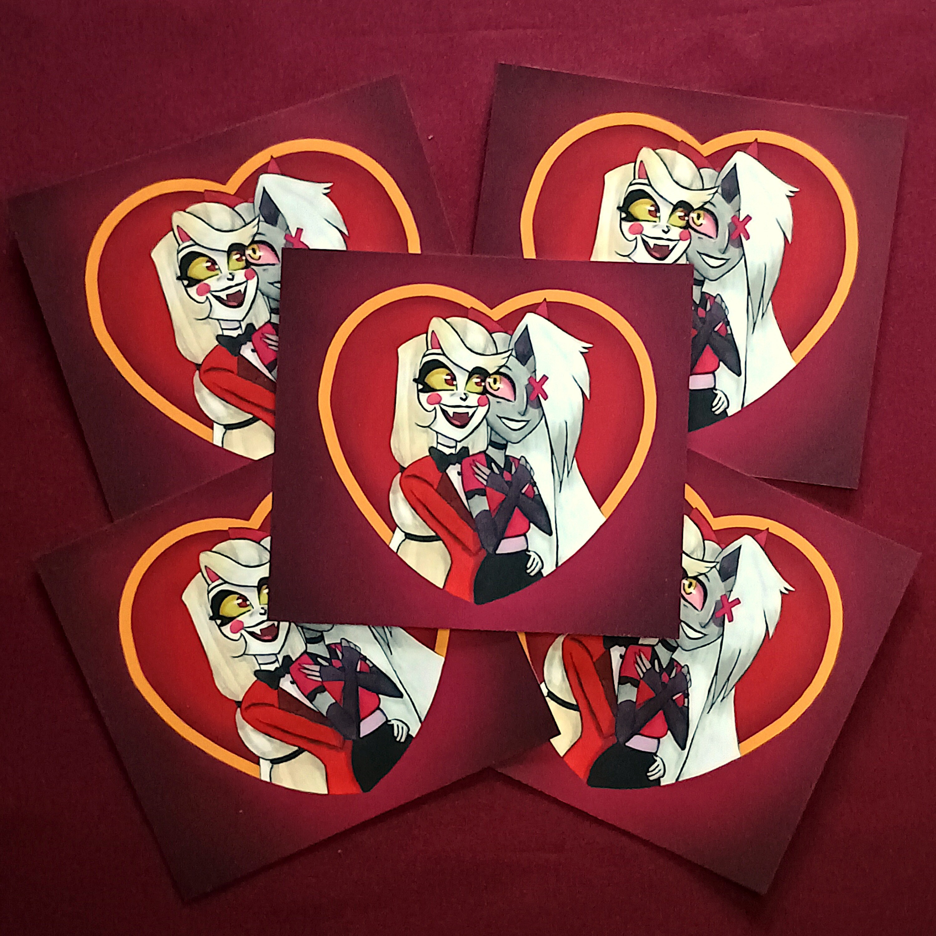 Hazbin Hotel Art Print Charlie X Vaggie - Etsy