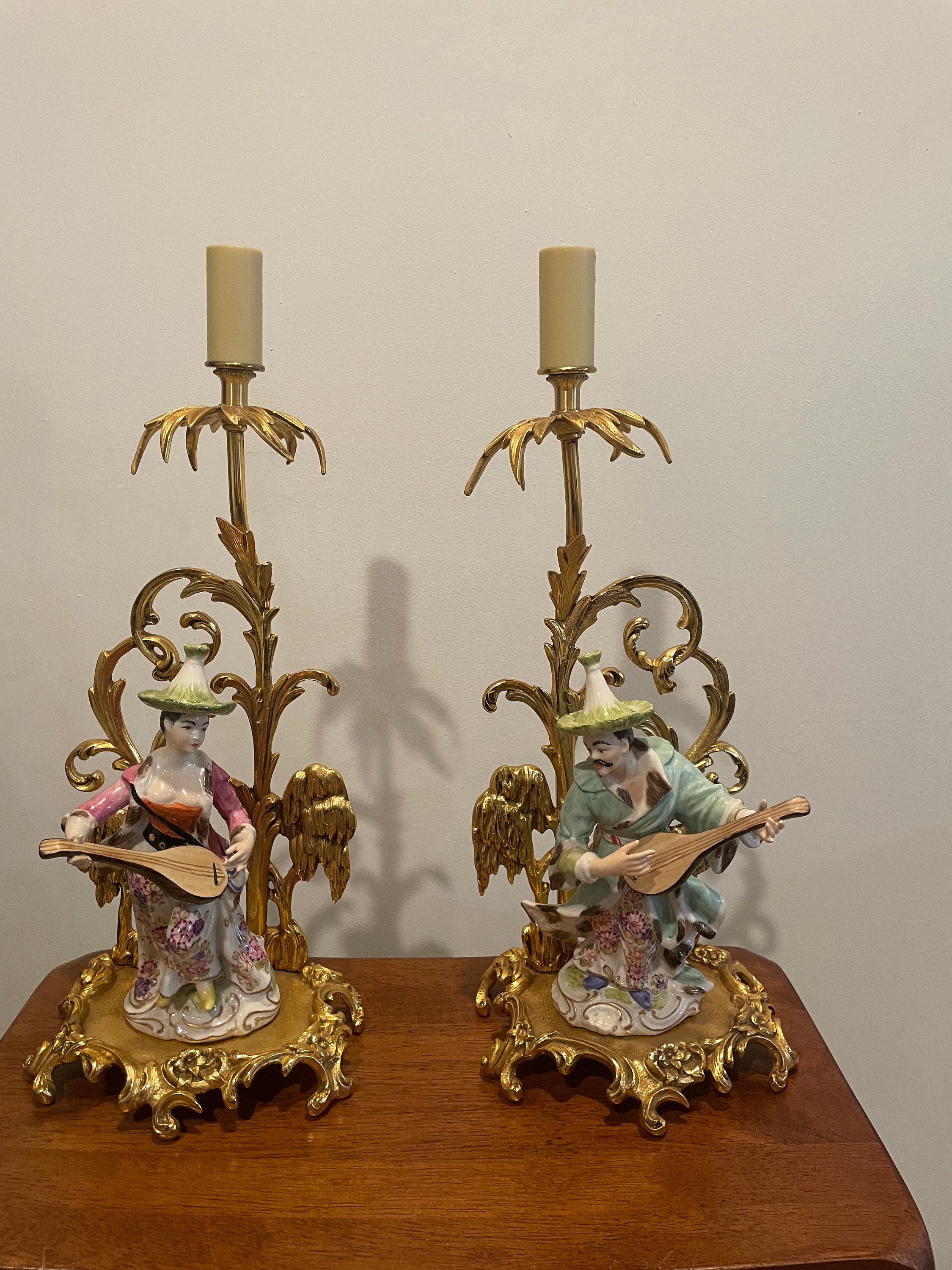 Capodimonte figurine lamps - Etsy 日本