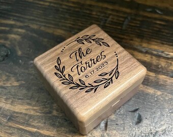 Ring box, Wood ring box, Ringschachtel, Proposal ring box, Wedding ring box, Engagement ring box, Wooden ring box, Rustic ring box