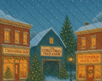 Dream Harbor Inspired Village poster/ spicy book reader poster/ kindle cover insert