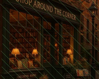 You've Got Mail Kindle Paperwhite Case Insert: Cozy Bookstore (Digital Download 5x7")