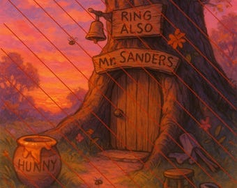 Winnie the Pooh inspired poster/ book reader poster/ kindle cover insert