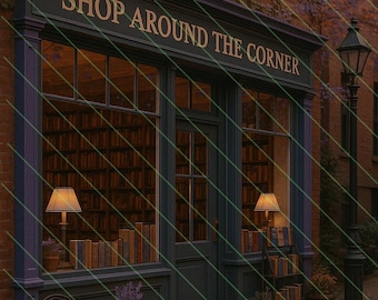 You've Got Mail Kindle Paperwhite Insert: Cozy Bookstore (Digital Download 5x7)