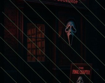 The Scream Shop poster/ spicy book reader poster/ kindle cover insert