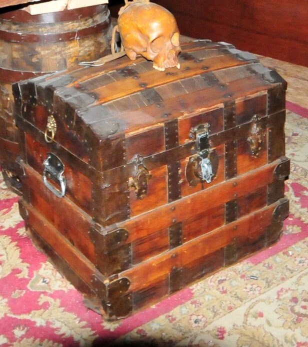 Antique Pirate Chest Etsy UK