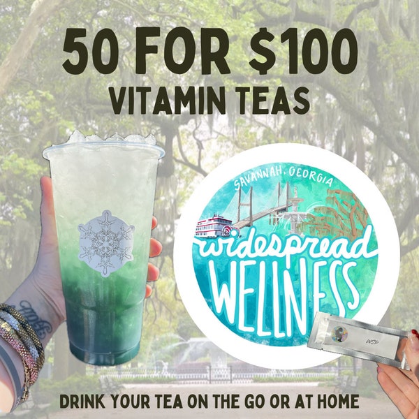 50 for 100 VITAMIN TEAS