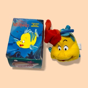 1989 McDonalds Happy Meal Little Mermaid Flounder Ornament