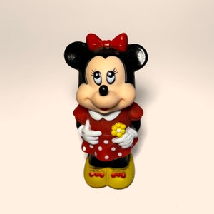1986 Tootsietoy Walt Disney Minnie Mouse Bubble Blower Toy Figurine