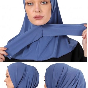 Instant Hijab Ready To Wear Hijab Scarf Muslim Women Head Scarfs Sports Hijab