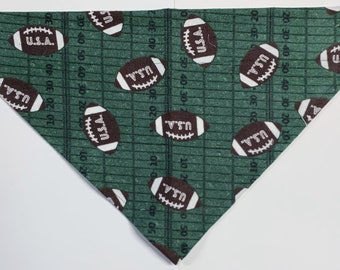 Footbal Over the Collar Pet Bandana