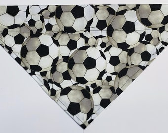 Soccer Over the Collar Pet Bandana