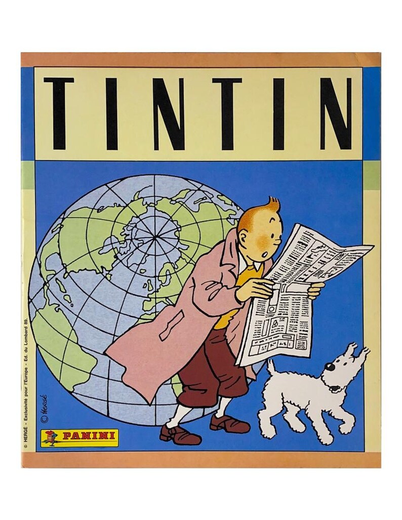 TINTIN Panini Album, Arabic Edition, Full - Etsy