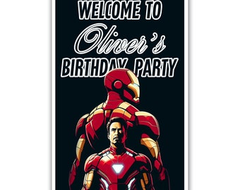 Letrero de bienvenida personalizado de Ironman