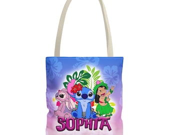 Personalized Lilo & Stitch Tote Bag