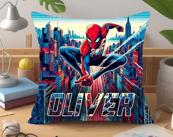 Personalized Spiderman Pillow
