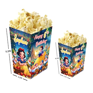 Blancanieves: personaliseerbare gepersonaliseerde producten - 12 stuks - 100% karton - Montagemateriaal - Grote en kleine hoeveelheden