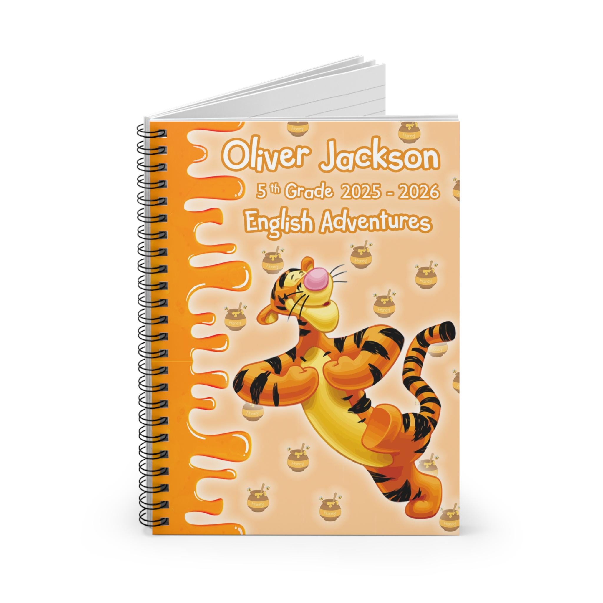 Personalized Winnie the Pooh Notebook - Etsy