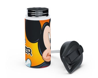Vaso de acero inoxidable personalizable de Mickey, Minnie y sus amigos