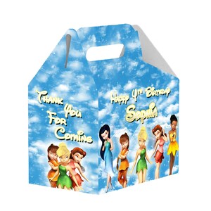Dzwoneczek - Disney Fairies Gable Box - 12 sztuk - 4,4x4,5x3 cale - Wykonane w 100% z tektury
