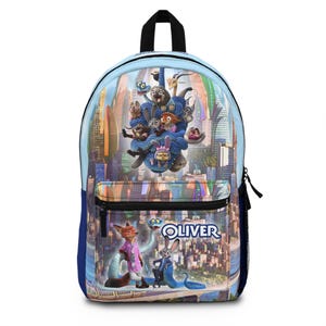 Personalized Zootopia Backpack: Choose Movie 1 or 2 Mix / Movie 2