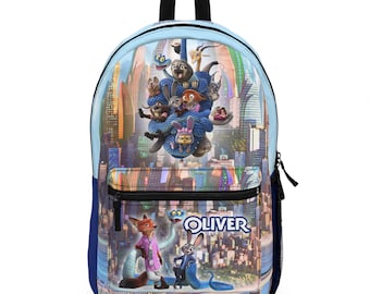 Mochila personalizada de Zootopia: elige la película 1 o 2