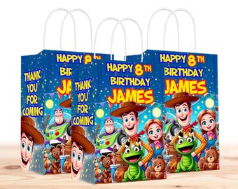 Personalized Toy Story Birthday Favor Bags
