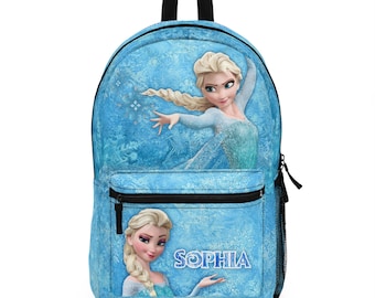 Personalized Frozen Backpack: Choose your favorite character Elsa, Anna or All
