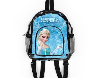Personalized Frozen Clear Backpack
