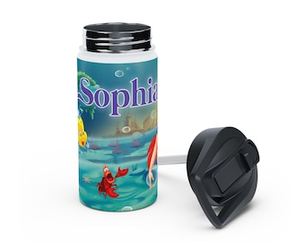 Customizable Little Mermaid Stainless Steel Tumbler