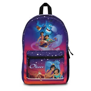 Personalized Aladdin Backpack – Custom Name, Lightweight & Durable – Loved by High School Seniors – Not Just for Kids – Multiple Colors