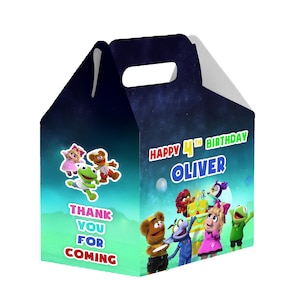 The Muppet Show - Gable Box - 12 sztuk - 4,4x4,5x3 cale - Wykonane w 100% z tektury - Wybierz swoją ulubioną opcję