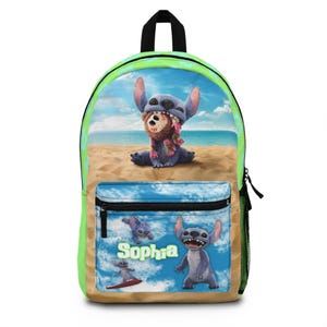 Personalized Live-Action Stitch Backpack – Lightweight & Durable – Loved by High School Seniors – Not Just for Kids – Multiple Colors