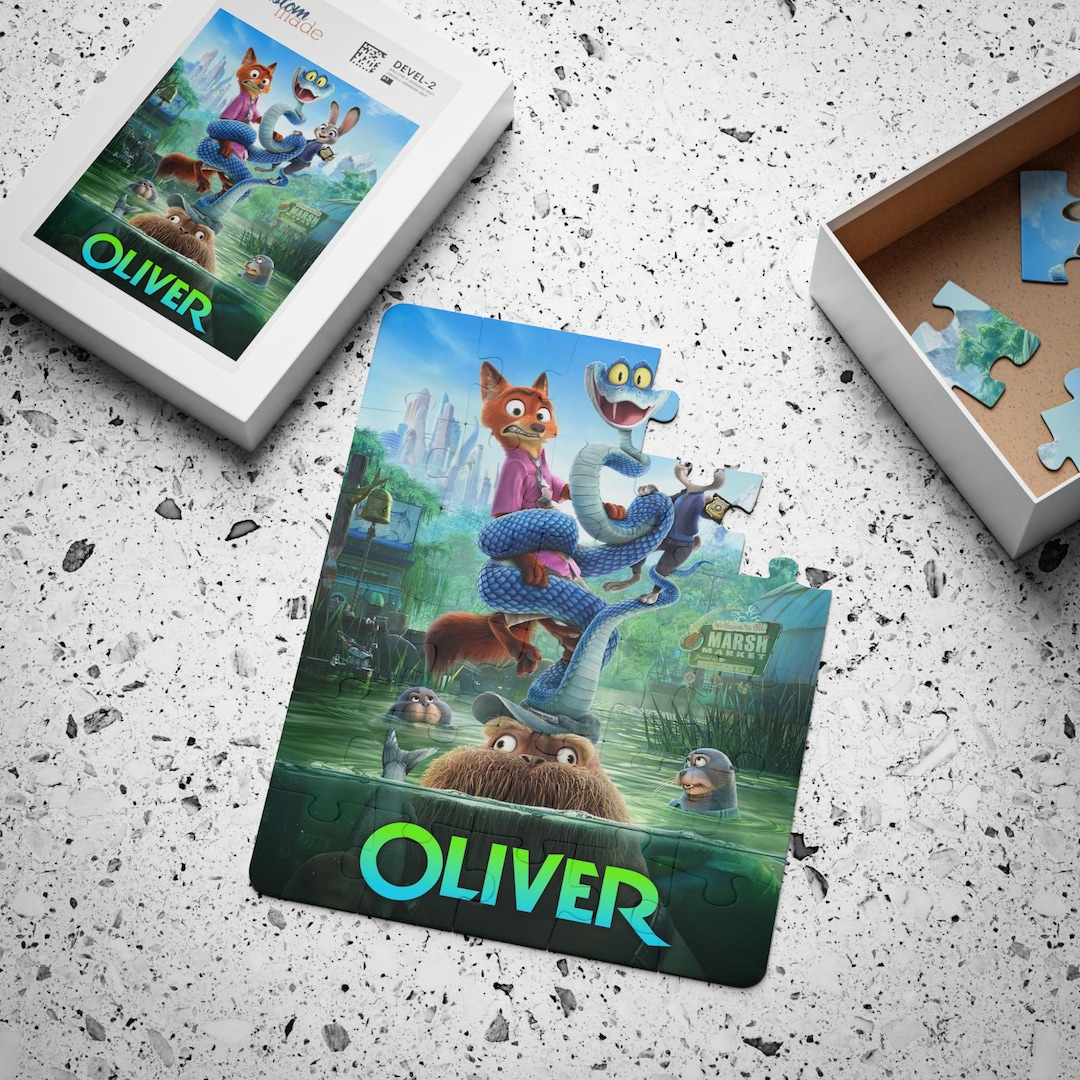 Personalized Zootopia Jigsaw Puzzle for Kids: Choose Movie 1 or 2 - Etsy UK