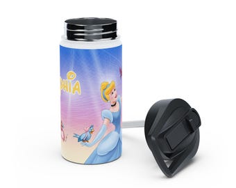 Customizable Cinderella Stainless Steel Tumbler