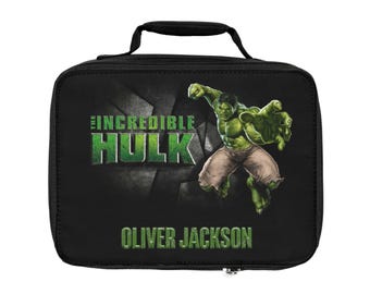 Bolsa de almuerzo personalizada de Hulk