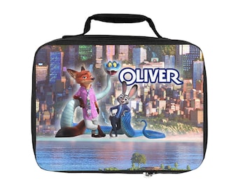 Personalized Zootopia Lunch Bag - Etsy Israel